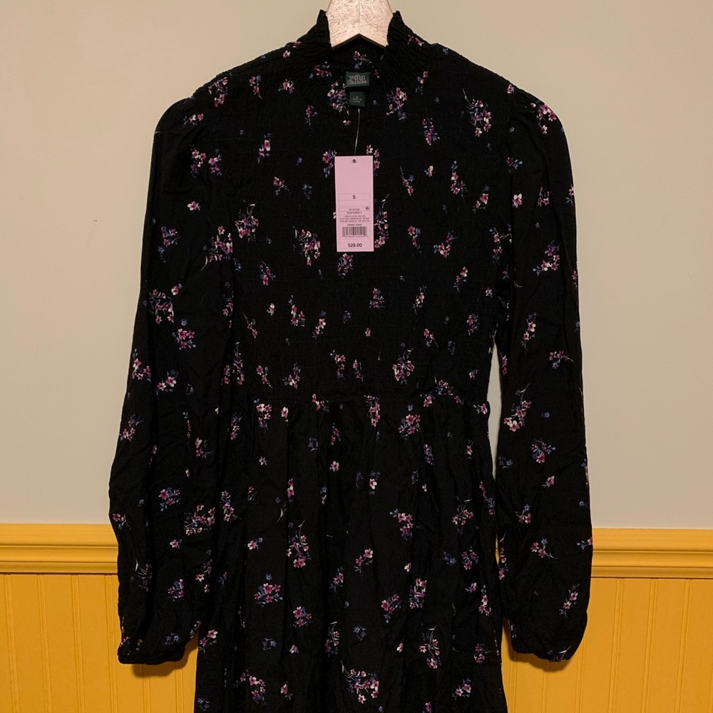 Mock neck styled dress